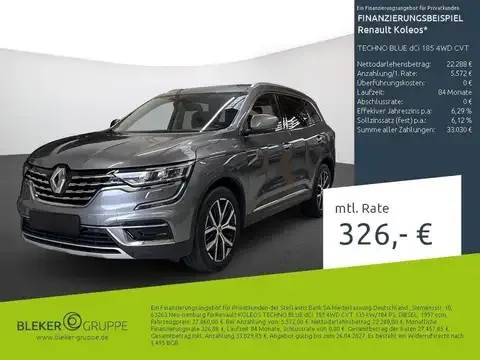 Renault Koleos TECHNO BLUE dCi 185 4WD CVT 2023 — фото 1, купить с доставкой в Москву