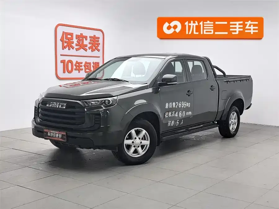 Jiangling Book Baodian 2023 2.5T diesel two-wheel drive comfort version flat-bottom cargo box long axis JX4D25A6L 2023 — фото 1, купить с доставкой в Москву