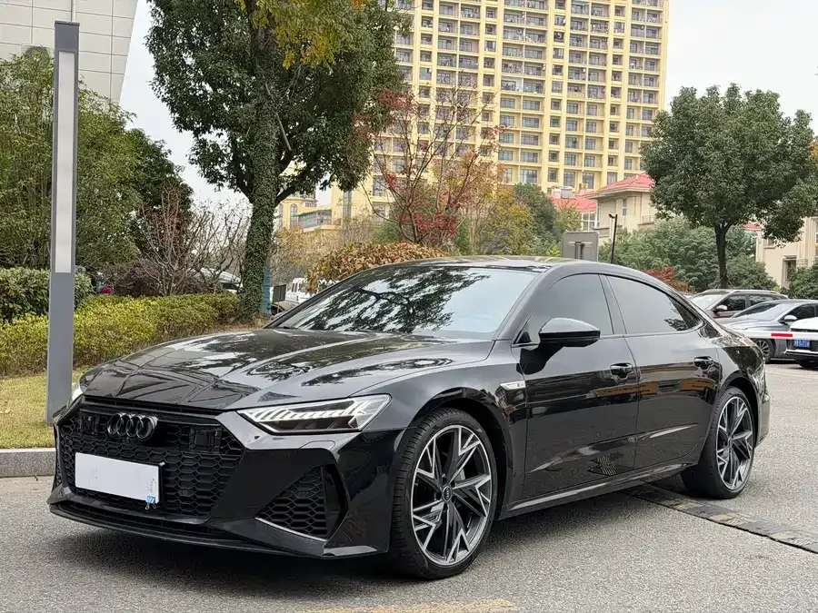 Audi A7L 2022 45 TFSI quattro S-line Black Warrior Edition 2022 — фото 1, купить с доставкой в Москву
