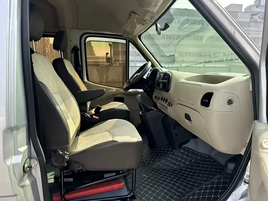 Jiangling special Teshun 2020 2.8T business type long axis mid-roof 9-seater National VI JX493 2023 — миниатюра 2