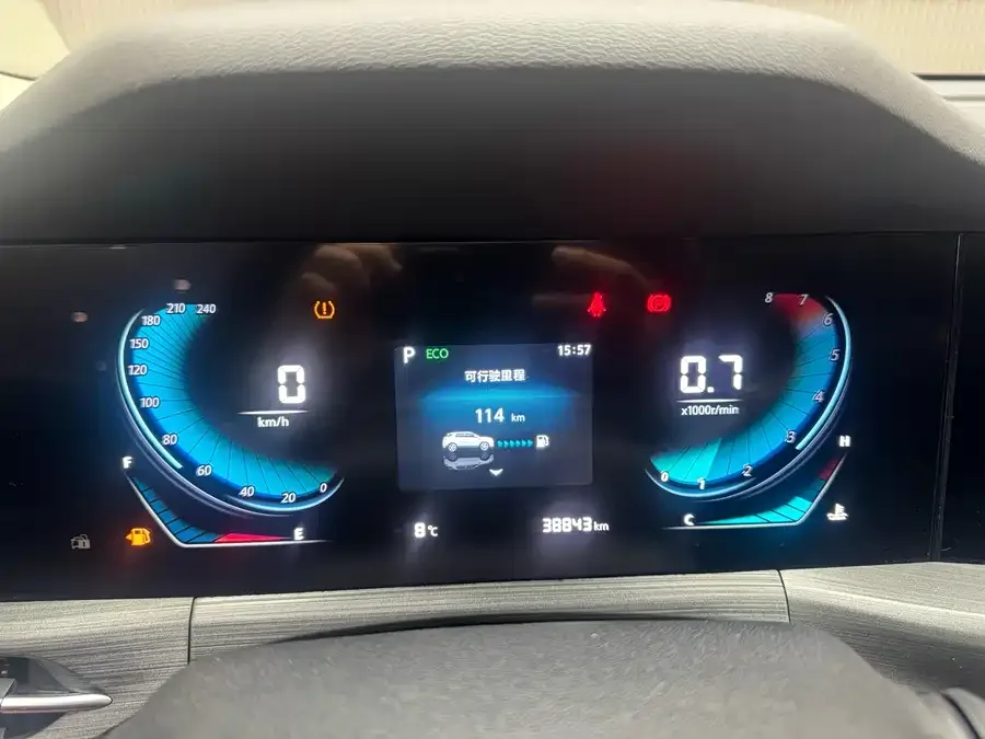 Changan CS55 Plus Changan CS55PLUS 2022 Blue Whale Edition 1.5T DCT Luxury Model 2023 — миниатюра 2