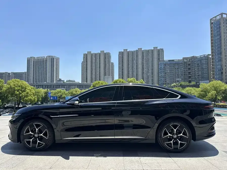 BYD Second-hand Han 2024 EV Honor Edition 605KM Front-wheel Drive Premium 2024 — миниатюра 2