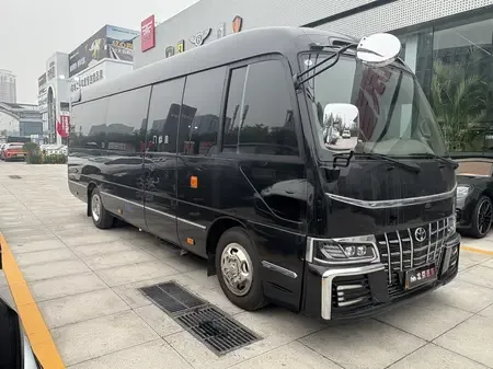 Toyota Costa Coaster 2024 4.0T manual rear-wheel drive 8-seater original customized version 2025 — миниатюра 3