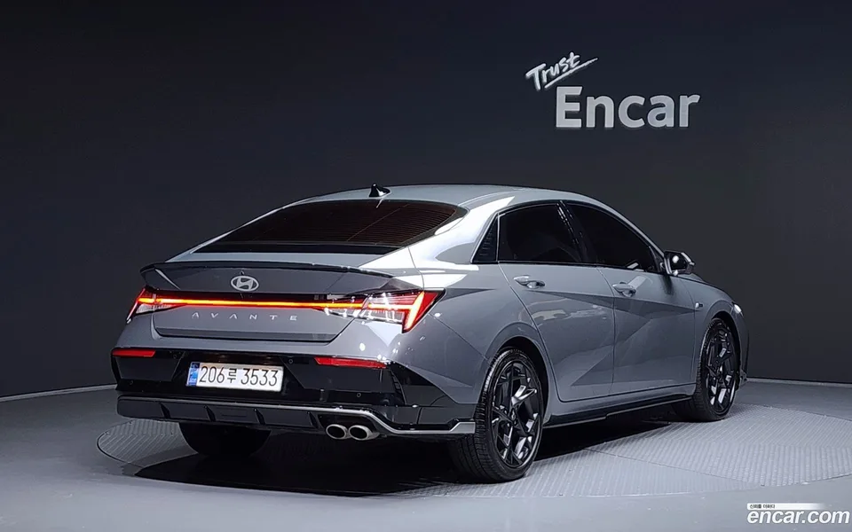 Hyundai Avante CN7 Hybrid N Line 2025 — миниатюра 2