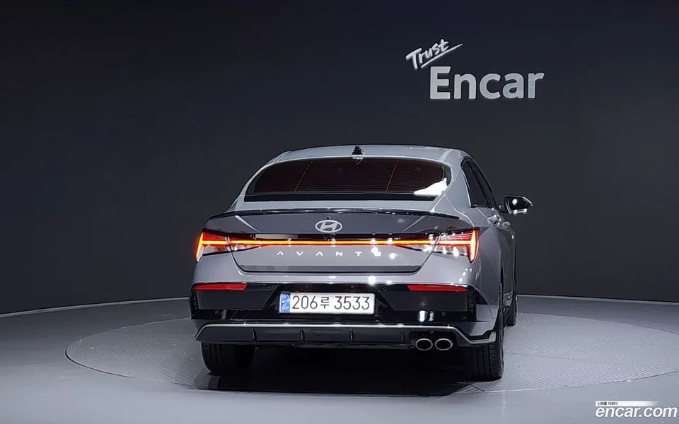 Hyundai Avante CN7 Hybrid N Line 2025 — миниатюра 4