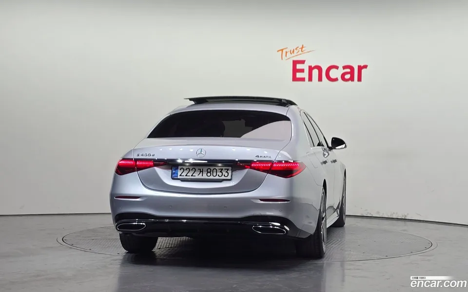 Mercedes-Benz S-Class S400 d 4MATIC 2022 — миниатюра 4