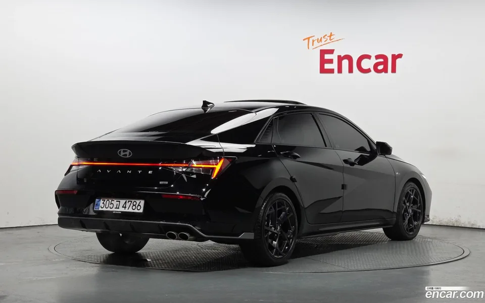 Hyundai Avante CN7 Hybrid N Line 2025 — миниатюра 2