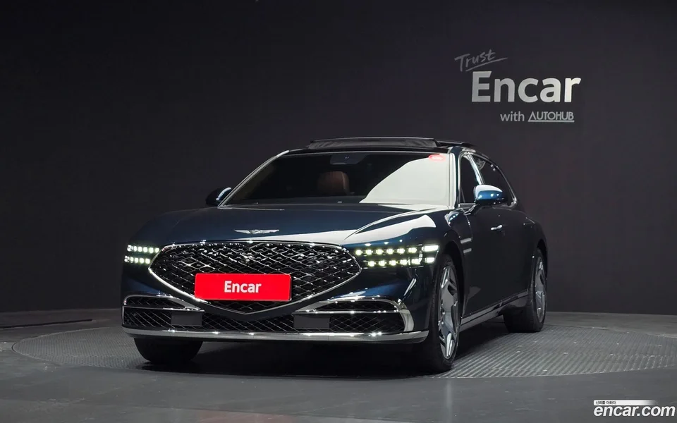 Genesis G90 3.5 e-S/C AWD LWB 2022 — миниатюра 3