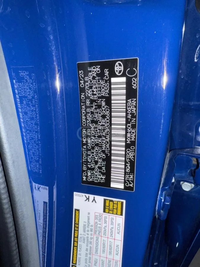 Toyota Prius LE 5dr Front-Wheel Drive Hatch 2023 — миниатюра 2