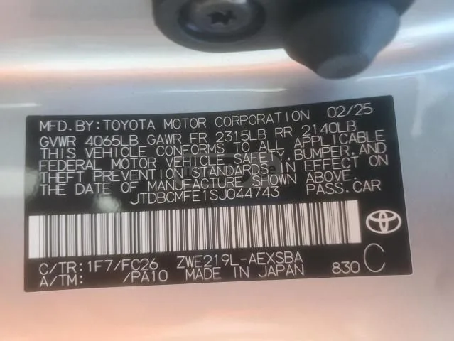 Toyota Corolla Se 2025 — миниатюра 5