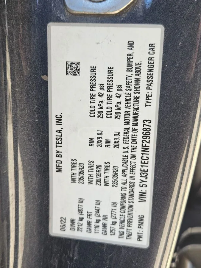 Tesla Model 3 Dual Motor 2022 — миниатюра 4