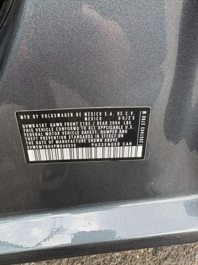 Volkswagen Jetta SE 2023 — миниатюра 5