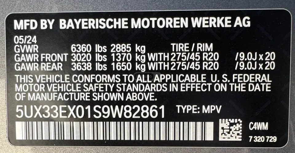 BMW X6 2024 — миниатюра 5