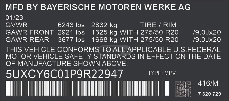 BMW X6 xDrive40i 4dr All-Wheel Drive 2023 — миниатюра 5