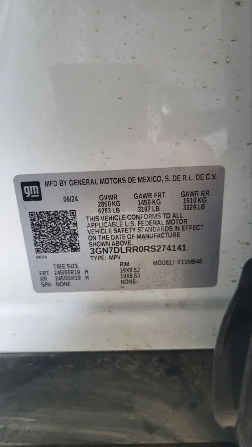 Chevrolet Equinox LT w 1LT All Wheel Drive Autom 2024 — миниатюра 5
